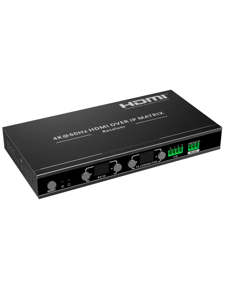 LENKENG Matriz de señal HDMI IP - Permite NxM - Resolución 4K - Incluy