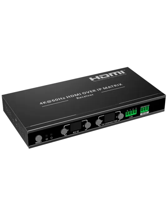 LENKENG Matriz de señal HDMI IP - Permite NxM - Resolución 4K - Incluy