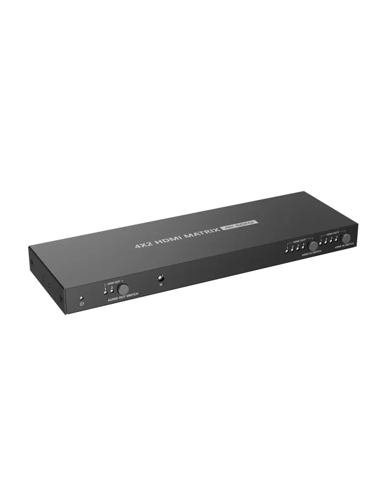 LENKENG Matriz de señal HDMI - Permite 4x2 - Resolución 4K