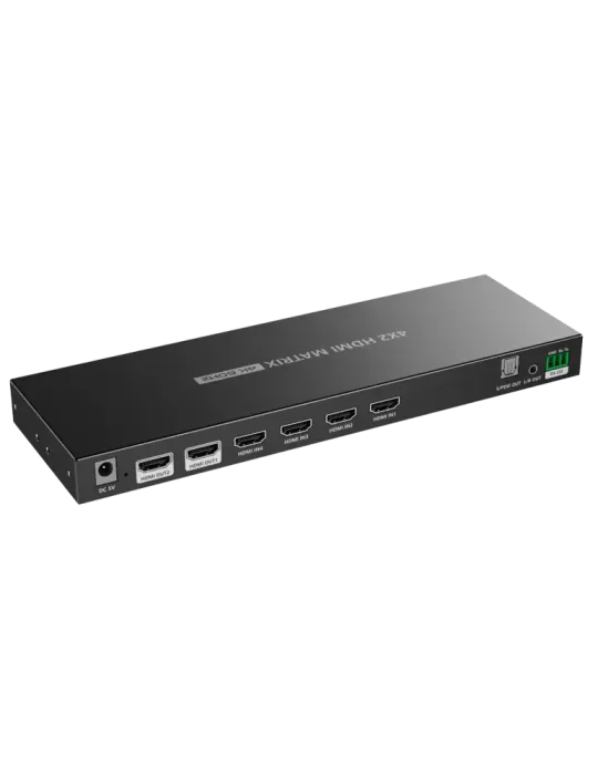 LENKENG Matriz de señal HDMI - Permite 4x2 - Resolución 4K