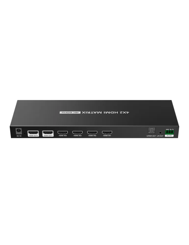 LENKENG Matriz de señal HDMI - Permite 4x2 - Resolución 4K