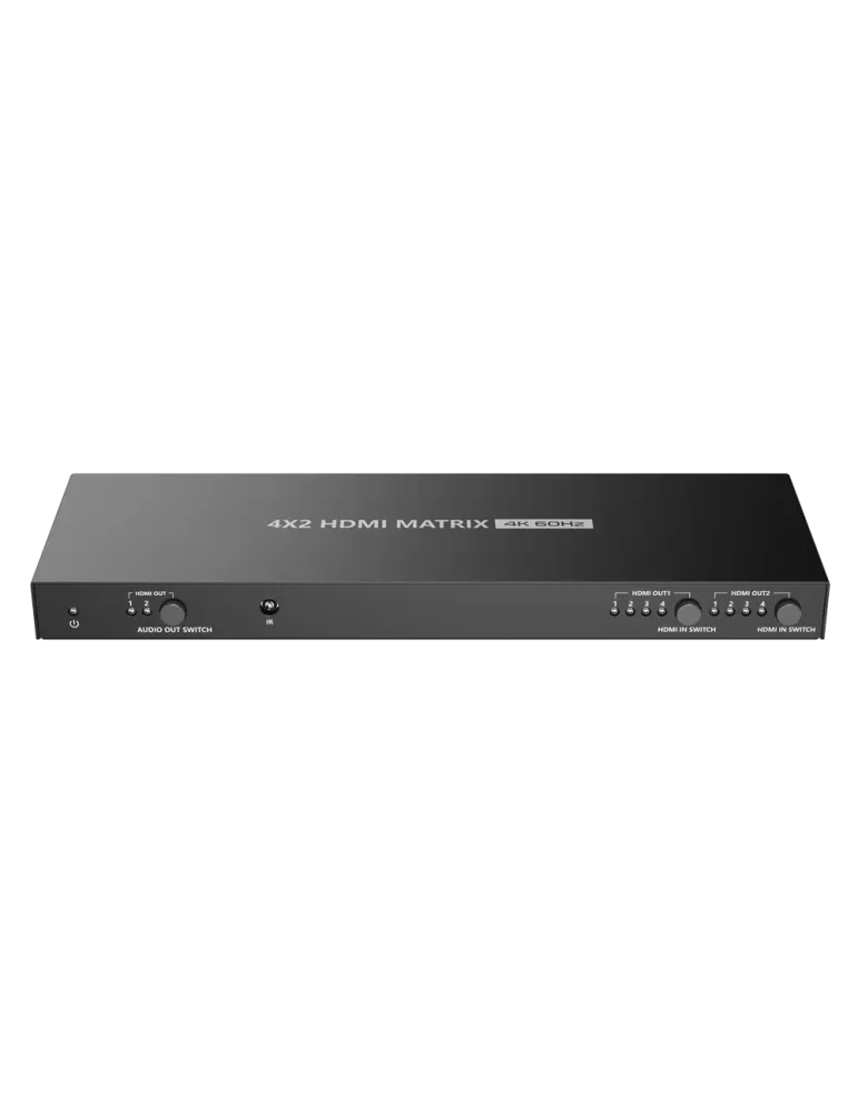 LENKENG Matriz de señal HDMI - Permite 4x2 - Resolución 4K