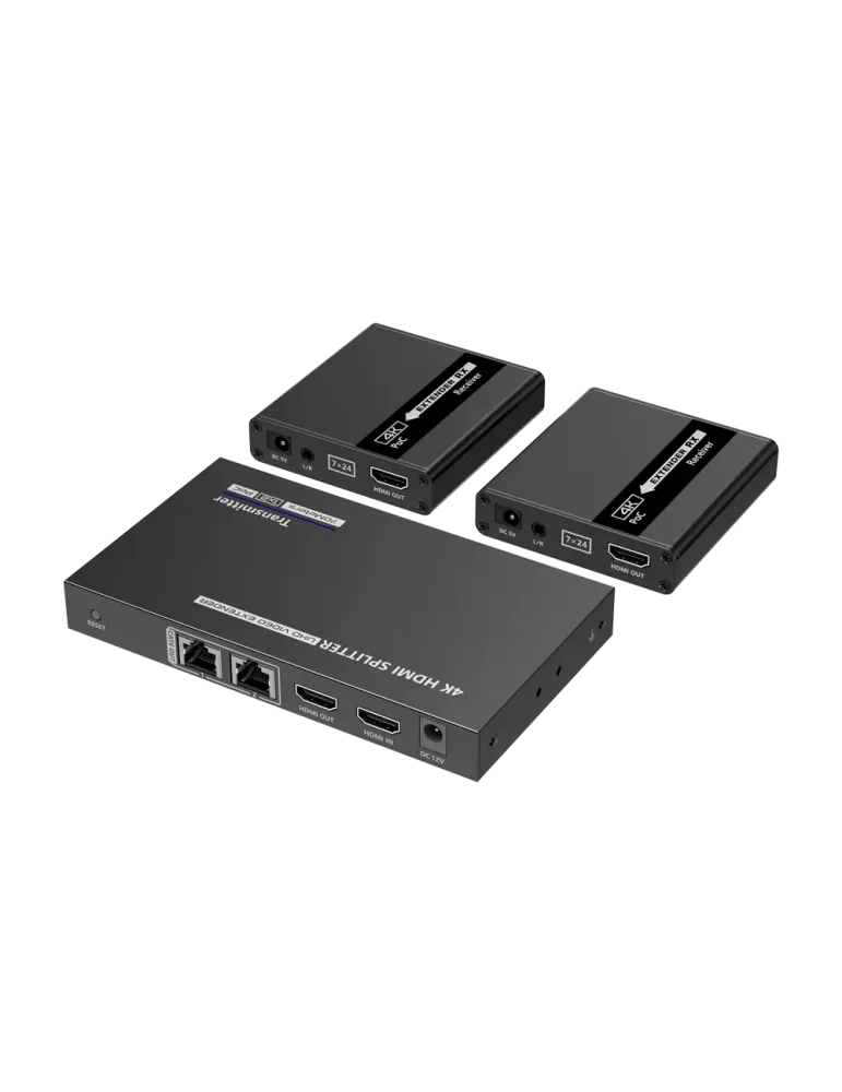 LENKENG Extensor Splitter de señal HDMI - Alcance 40 m - Resolución 4K