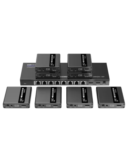 LENKENG Extensor Splitter de señal HDMI - Alcance 40 m - Resolución 4K