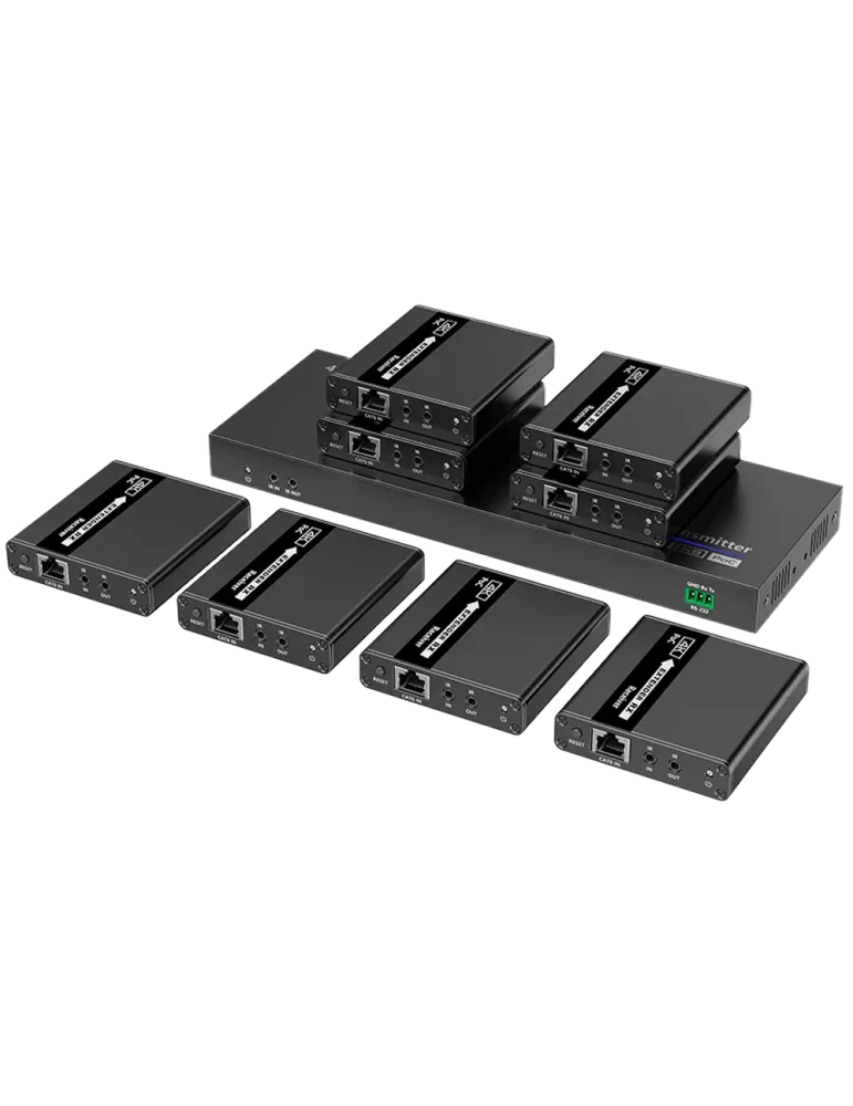 LENKENG Extensor Splitter de señal HDMI - Alcance 40 m - Resolución 4K