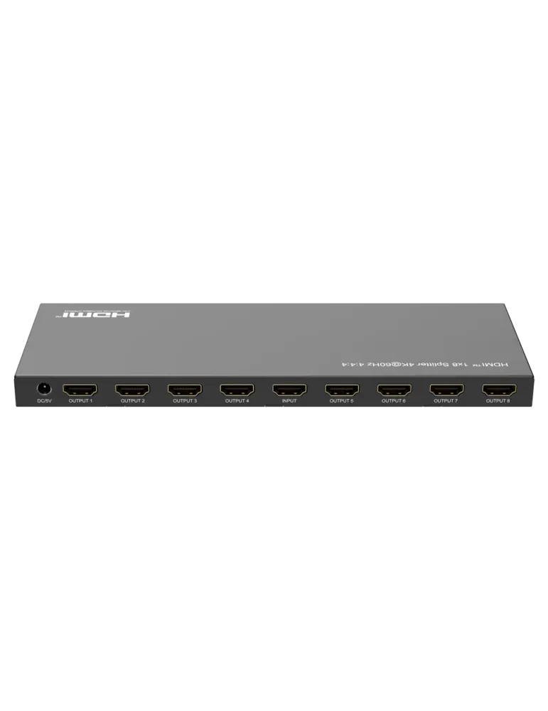 MARCA BLANCA Splitter de señal HDMI - Permite 1:8 - Resolución 4K