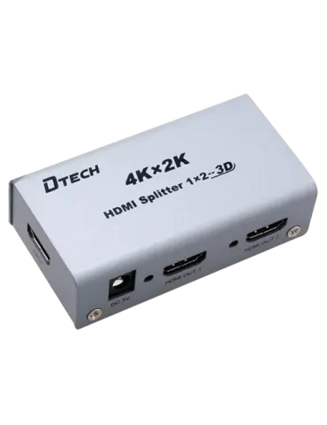 MARCA BLANCA Splitter de señal HDMI - Permite 1:4 - Resolución 4K