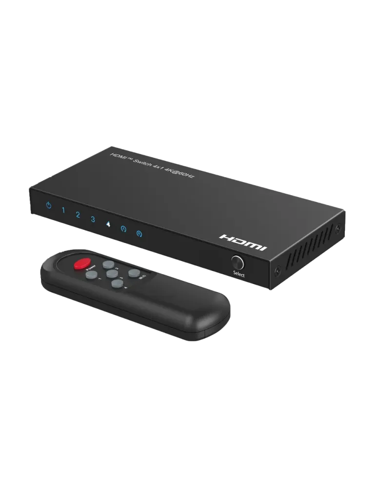 MARCA BLANCA Switch de señal HDMI - Permite 4:1 - Resolución 4K