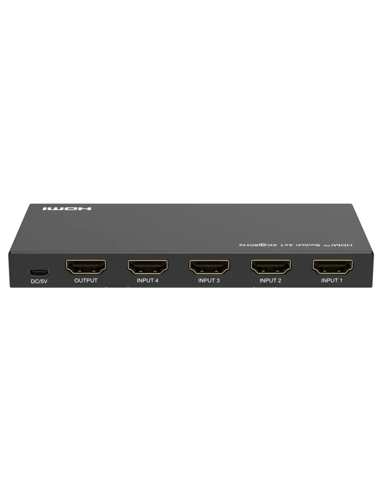 MARCA BLANCA Switch de señal HDMI - Permite 4:1 - Resolución 4K
