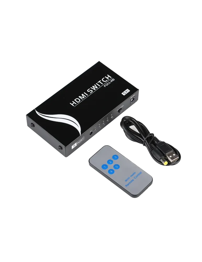 MARCA BLANCA Switch de señal HDMI - Permite 5:1 - Resolución 4K