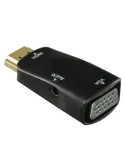 NACIONAL Adaptador de HDMI a VGA+Audio - Pasivo, no necesita alimentac