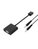 MARCA BLANCA Conversor HDMI - VGA + audio - Entrada HDMI macho - Inclu