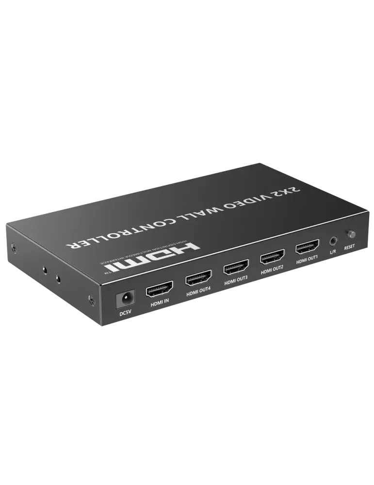 LENKENG Electronica Videowall HDMI - Videowall 2x2 - Permite 1:4 - Res