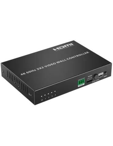 LENKENG Electronica Videowall HDMI - Videowall 2x2 - Permite 1:4 - Res