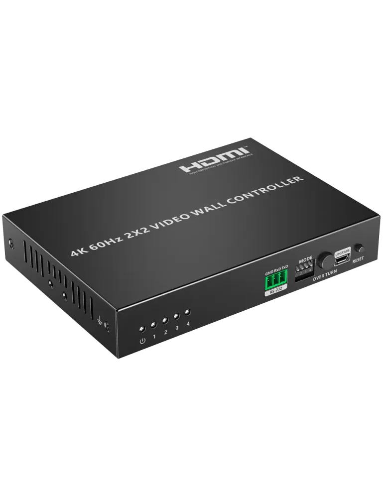 LENKENG Electronica Videowall HDMI - Videowall 2x2 - Permite 1:4 - Res