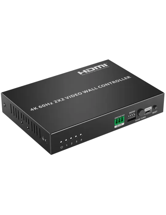 LENKENG Electronica Videowall HDMI - Videowall 2x2 - Permite 1:4 - Res