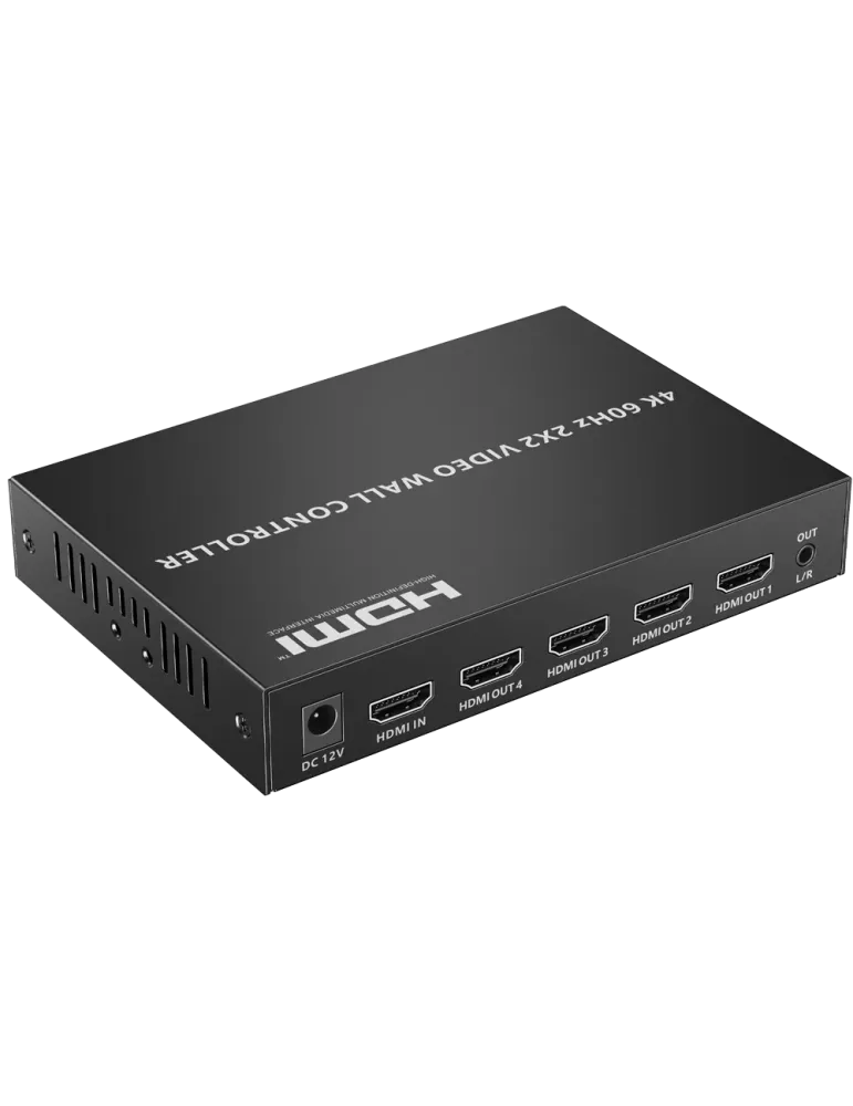 LENKENG Electronica Videowall HDMI - Videowall 2x2 - Permite 1:4 - Res