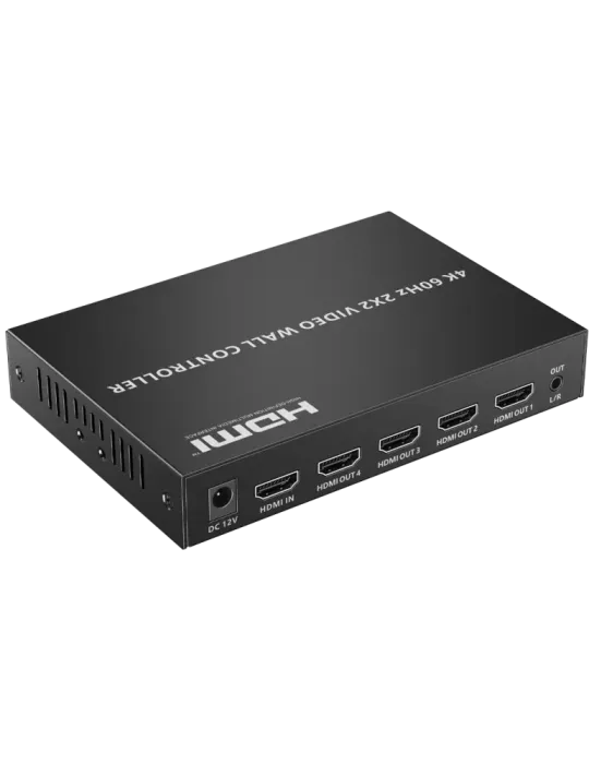LENKENG Electronica Videowall HDMI - Videowall 2x2 - Permite 1:4 - Res