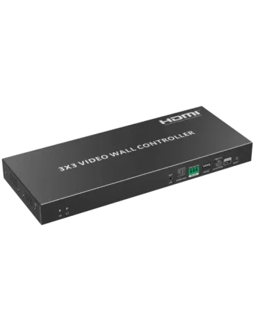 LENKENG Electronica Videowall HDMI - Videowall 3x3 - Permite 1:9 - Res