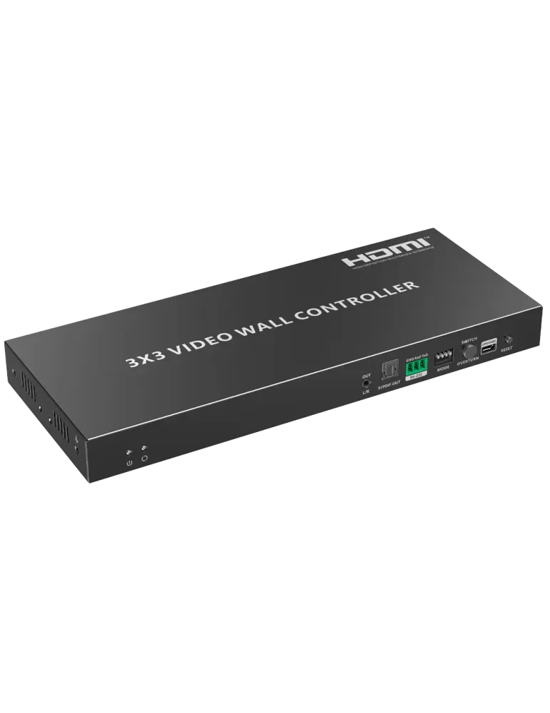 LENKENG Electronica Videowall HDMI - Videowall 3x3 - Permite 1:9 - Res