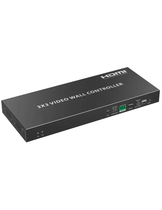 LENKENG Electronica Videowall HDMI - Videowall 3x3 - Permite 1:9 - Res