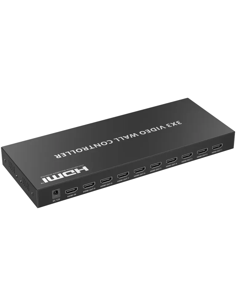 LENKENG Electronica Videowall HDMI - Videowall 3x3 - Permite 1:9 - Res