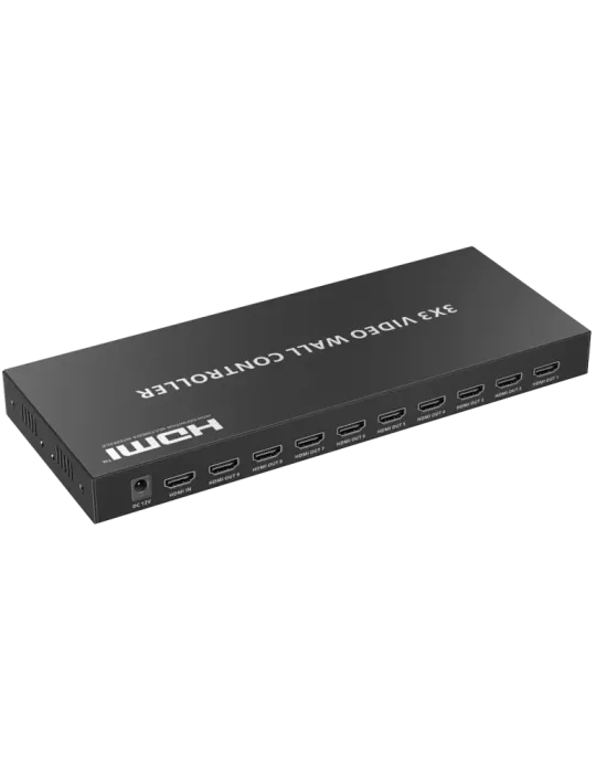 LENKENG Electronica Videowall HDMI - Videowall 3x3 - Permite 1:9 - Res