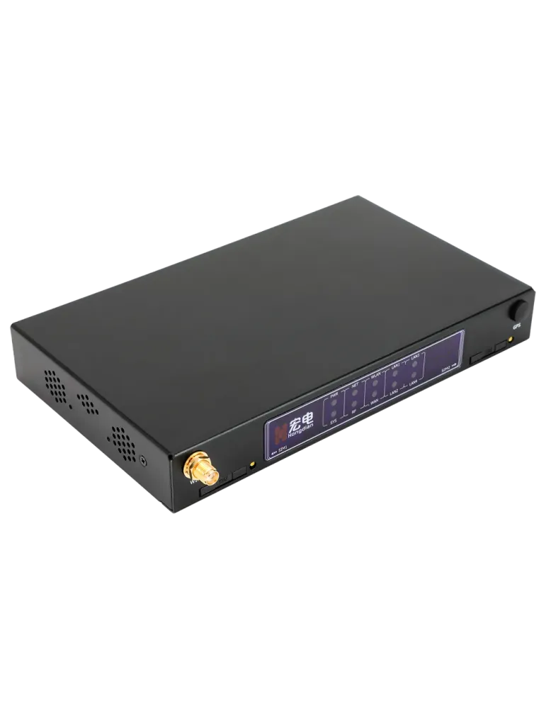 Hongdian Router Industrial 4G - 4G Cat 4 - 5 puertos Ethernet RJ45 Fas
