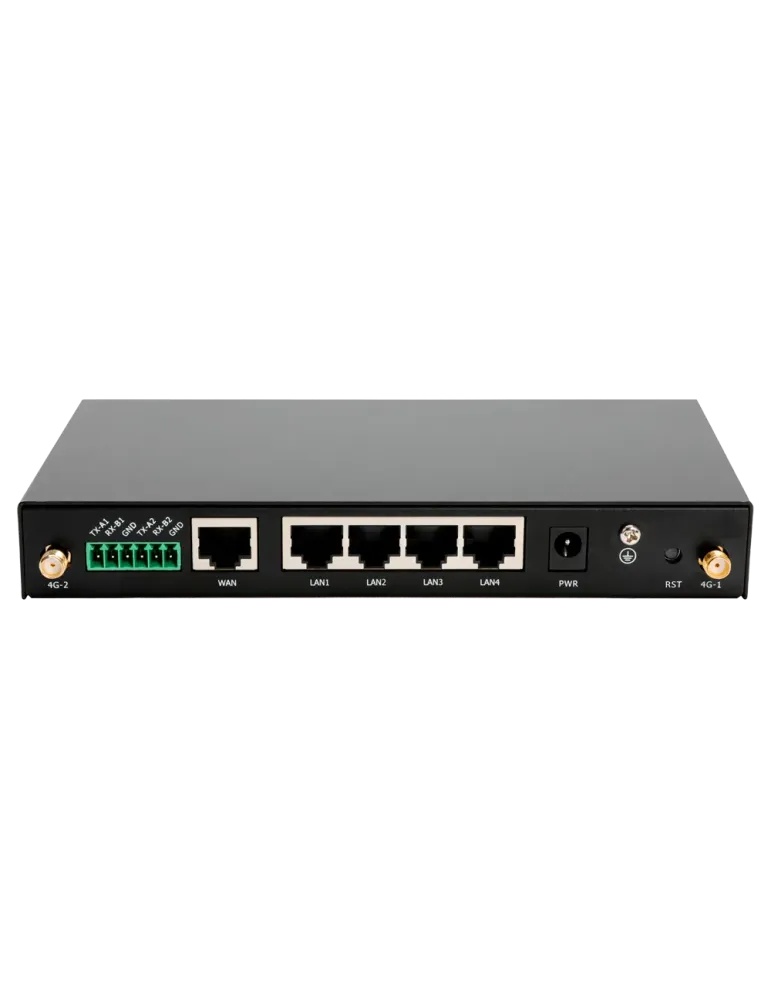 Hongdian Router Industrial 4G - 4G Cat 4 - 5 puertos Ethernet RJ45 Fas