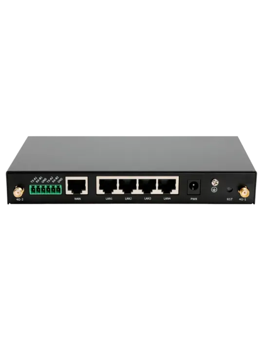 Hongdian Router Industrial 4G - 4G Cat 4 - 5 puertos Ethernet RJ45 Fas