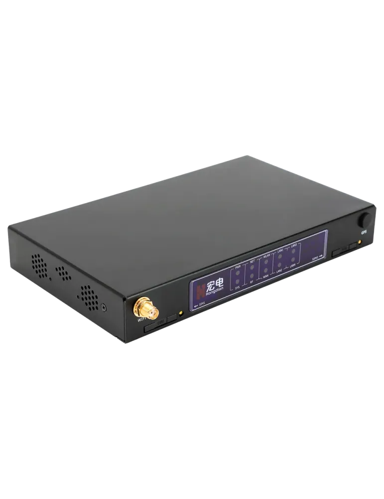 Hongdian Router Industrial 4G - 4G Cat 4 - 5 puertos Ethernet RJ45 Fas