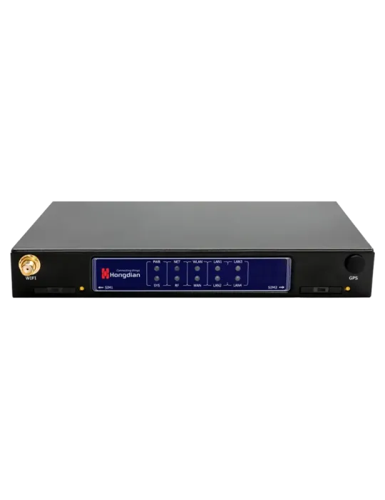 Hongdian Router Industrial 4G - 4G Cat 4 - GPS - 5 puertos Ethernet RJ