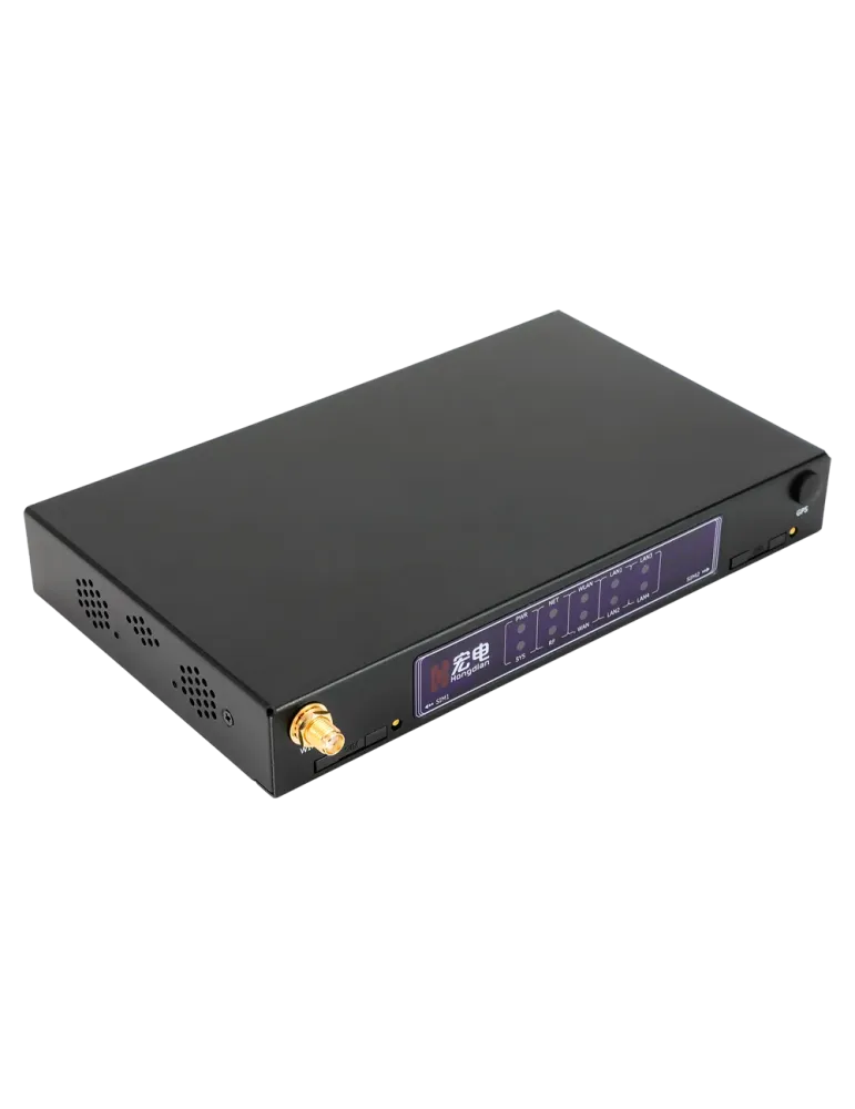 Hongdian Router Industrial 4G - 4G Cat 4 - GPS - 5 puertos Ethernet RJ