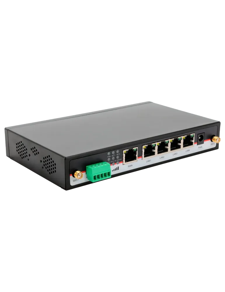Hongdian Router 4G Industrial - 2 x 4G módulos LTE CAT 6 - Doble Módem