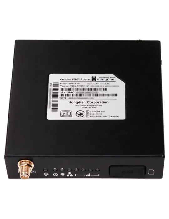 Hongdian - Router Industrial 4G - 2 puertos Ethernet RJ45 10/100 - Ran