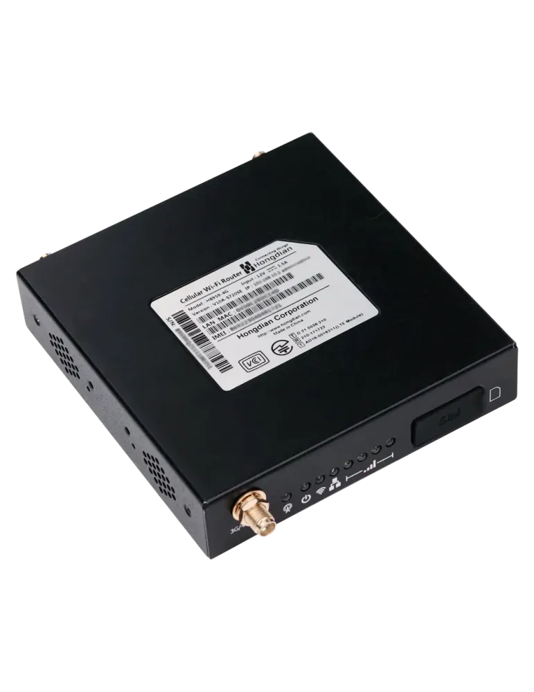 Hongdian - Router Industrial 4G - 2 puertos Ethernet RJ45 10/100 - Ran
