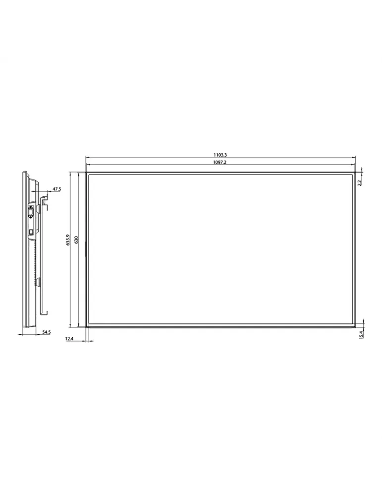 HISENSE Monitor HISENSE ELED 4K 49″ | Serie M - Resolución 3840x2160 -