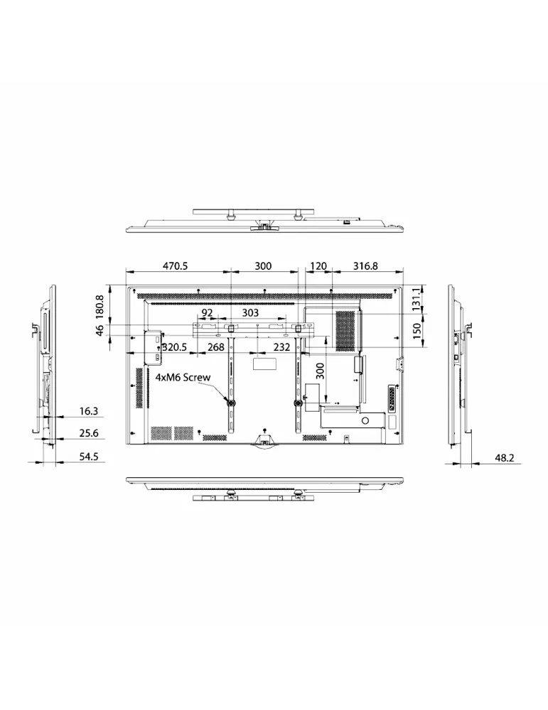 HISENSE Monitor HISENSE ELED 4K 55″ | Serie M - Uso intensivo 24/7 - E