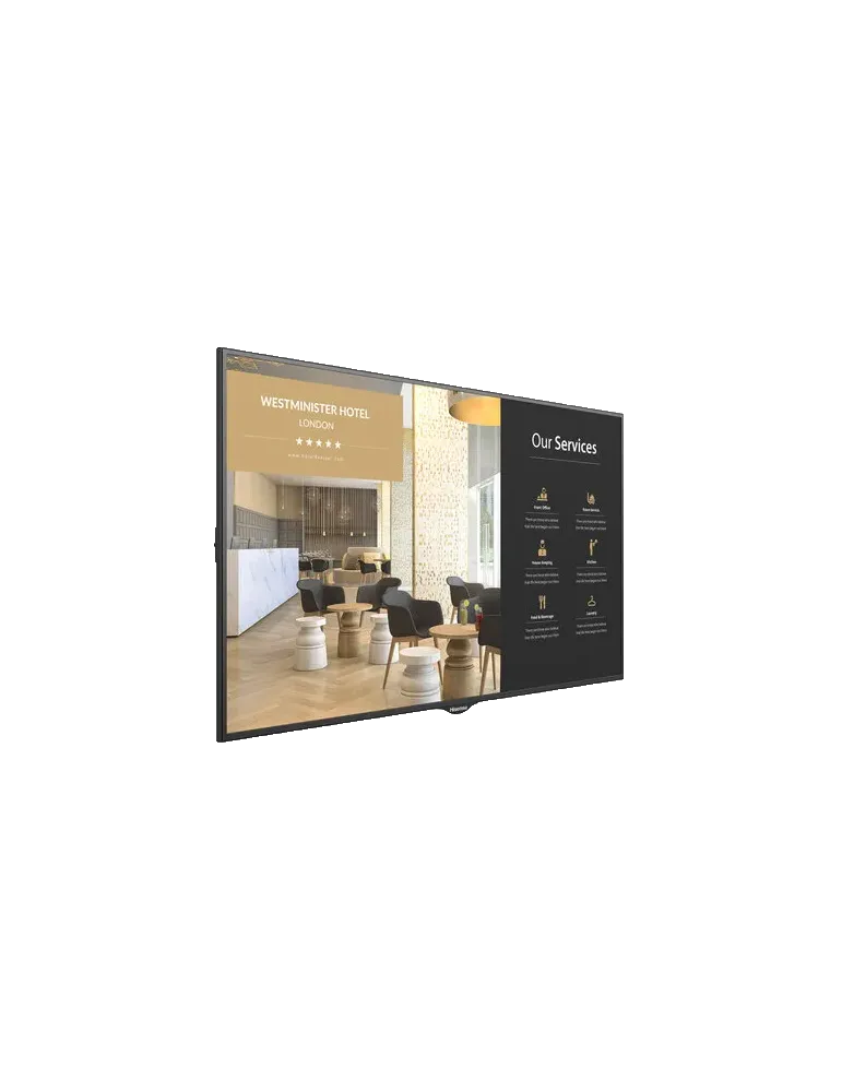 HISENSE Monitor digital signage 86″ - Resolución 4K - Brillo 500 nits
