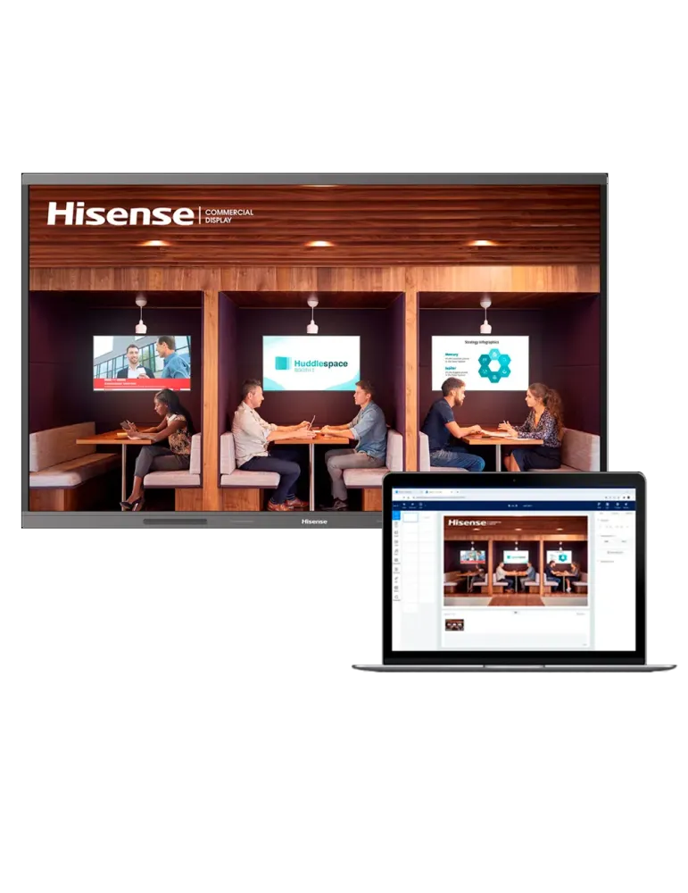 HISENSE Cartelería digital y gestión remota de monitores - Compatible