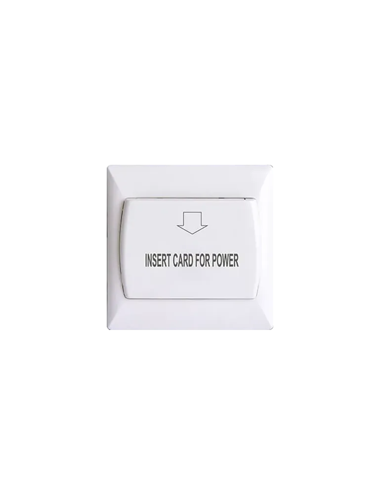 MARCA BLANCA Interruptor de tarjeta para hotel - Compatible con cualqu
