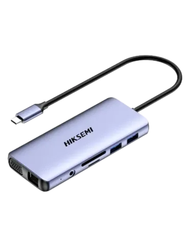 HIKVISION Hub USB-C 11 en 1 Hikvision - Admite carga PD 100 W - Transf