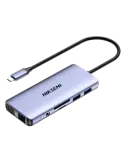 HIKVISION Hub USB-C 11 en 1 Hikvision - Admite carga PD 100 W - Transf