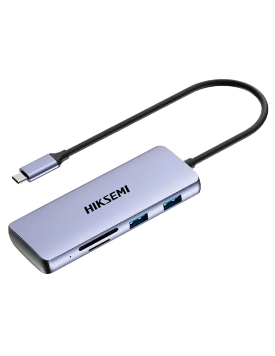 HIKVISION Hub USB-C 8 en 1 Hikvision - Admite carga PD 100 W - Transfe