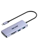 HIKVISION Hub USB-C 8 en 1 Hikvision - Admite carga PD 100 W - Transfe