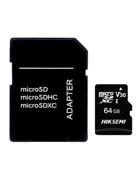 HIKVISION Tarjeta microSD con adaptador Hikvision - Capacidad 64 GB -