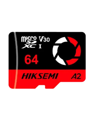 HIKVISION Tarjeta microSD Hikvision - Capacidad 64 GB - Clase 10 | Vel