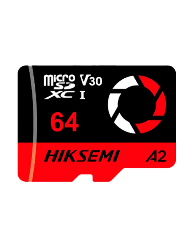 HIKVISION Tarjeta microSD Hikvision - Capacidad 64 GB - Clase 10 | Vel