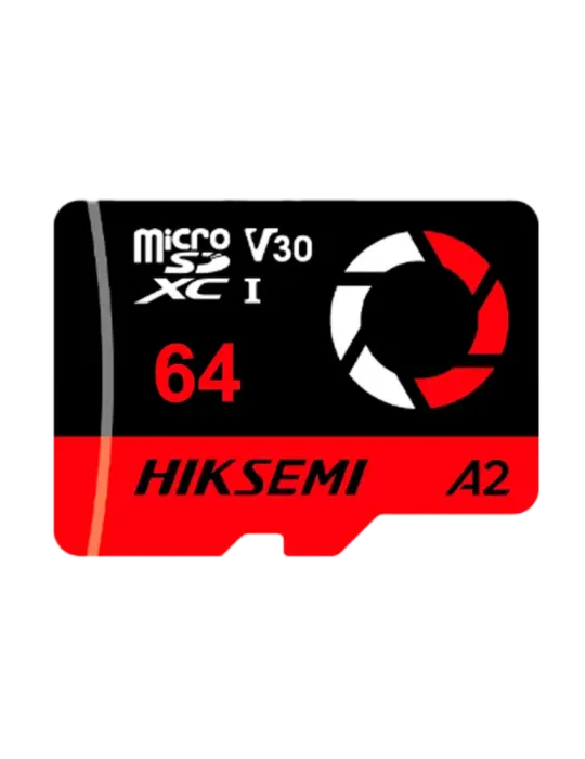 HIKVISION Tarjeta microSD Hikvision - Capacidad 64 GB - Clase 10 | Vel