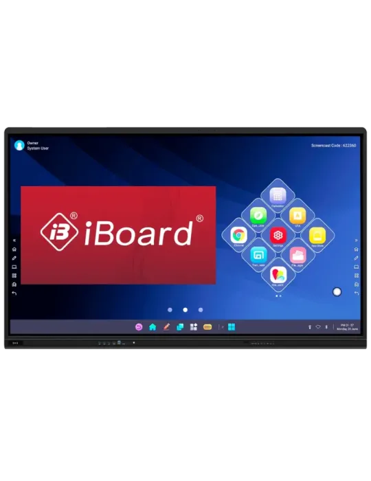 IBOARD Monitor interactivo 55″ - Resolución 4K - Android 14 - 8 GB RAM